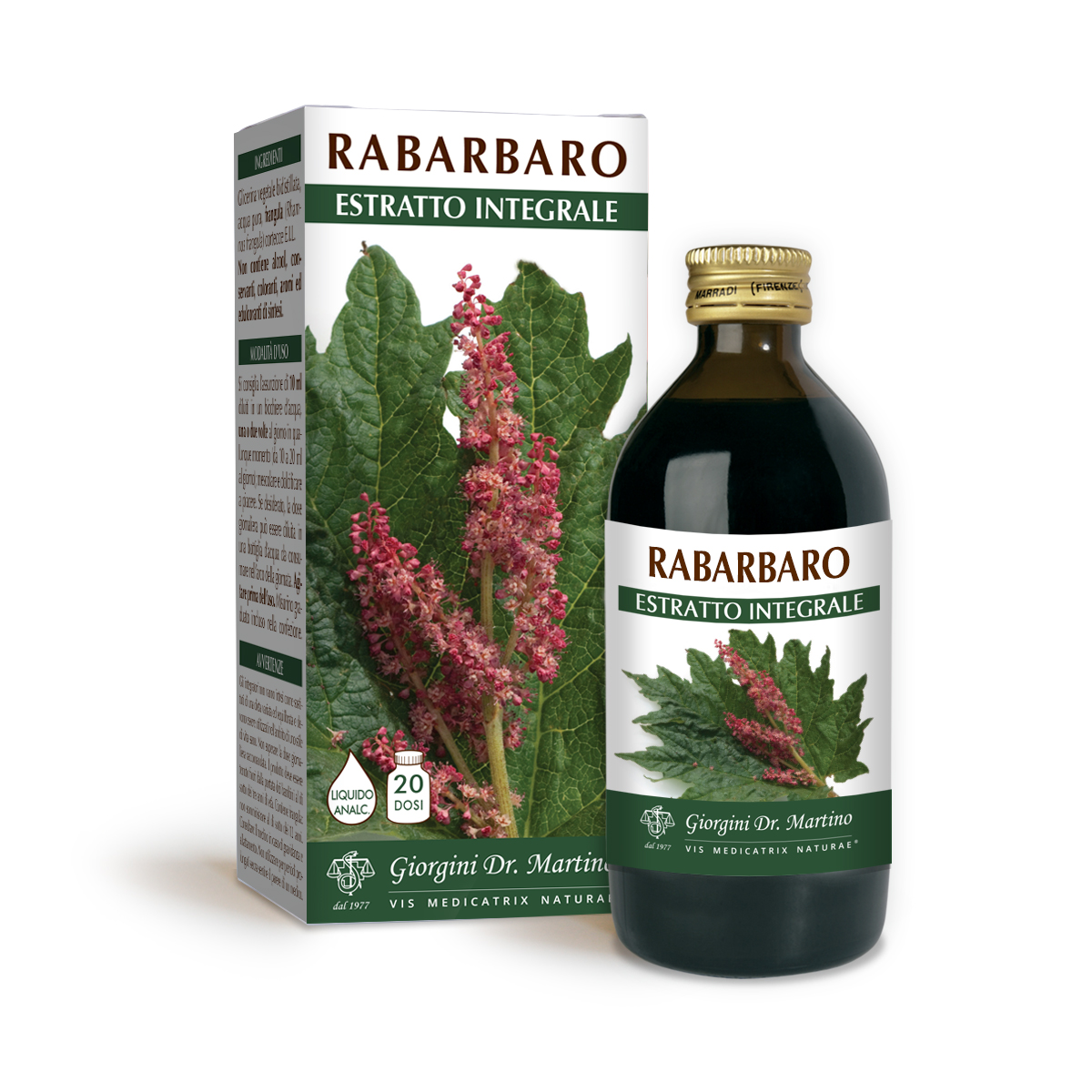 RUIBARBO EXTRACTO INTEGRAL 200 ml main product photo