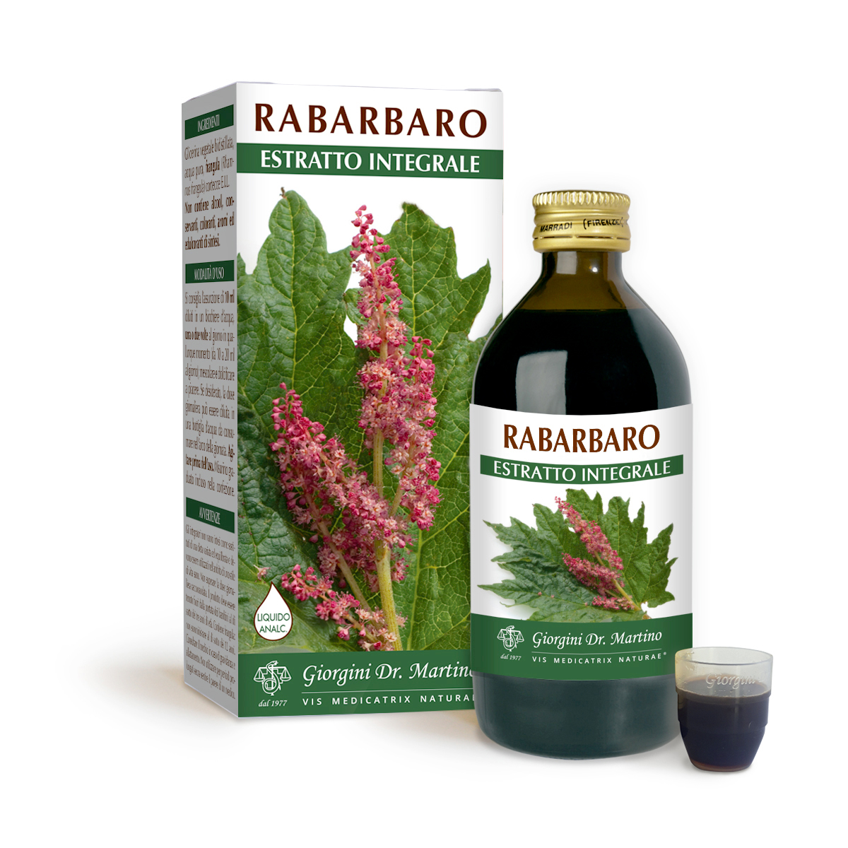 RHABARBER Gesamtextrakt Alkoholfreie Flüssigkeit