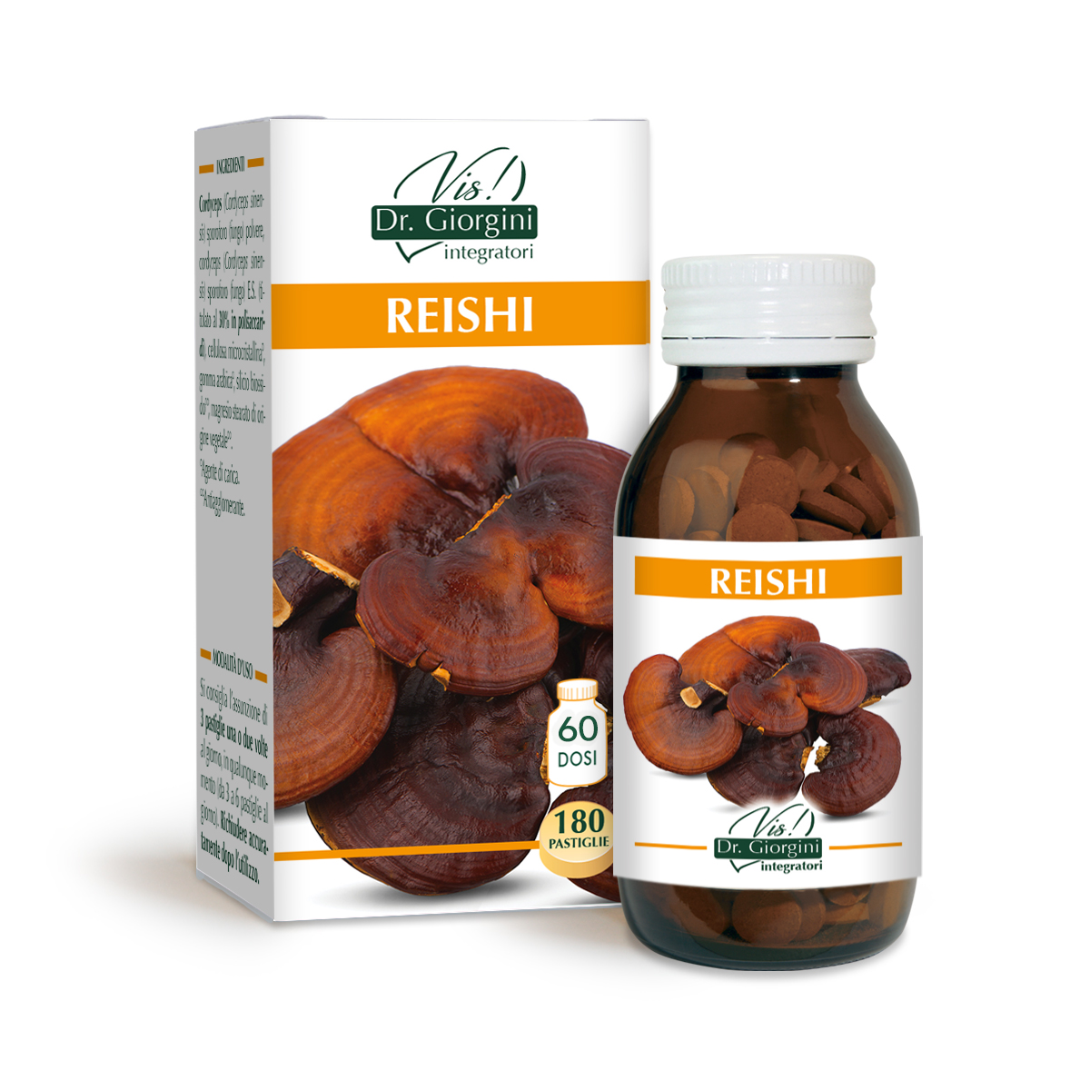 REISHI 90 g - 180 tablets of 500 mg main product photo