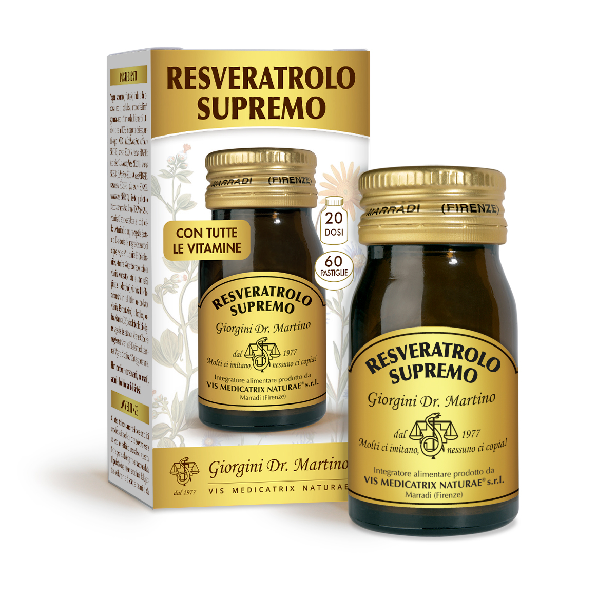 RESVERATROL SUPREMO 60 tabletas main product photo