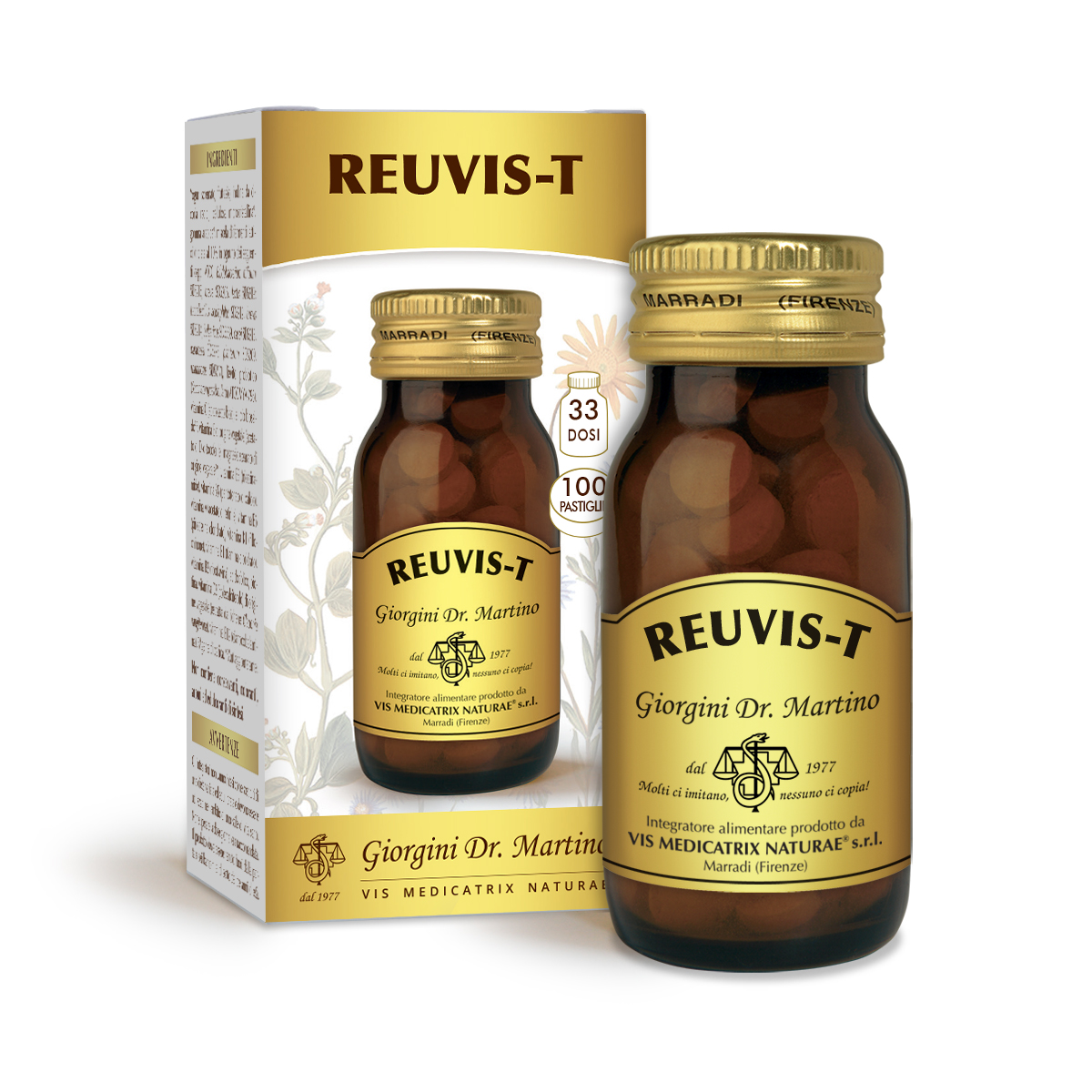 REUVIS-T 50 g - 100 pastilles main product photo