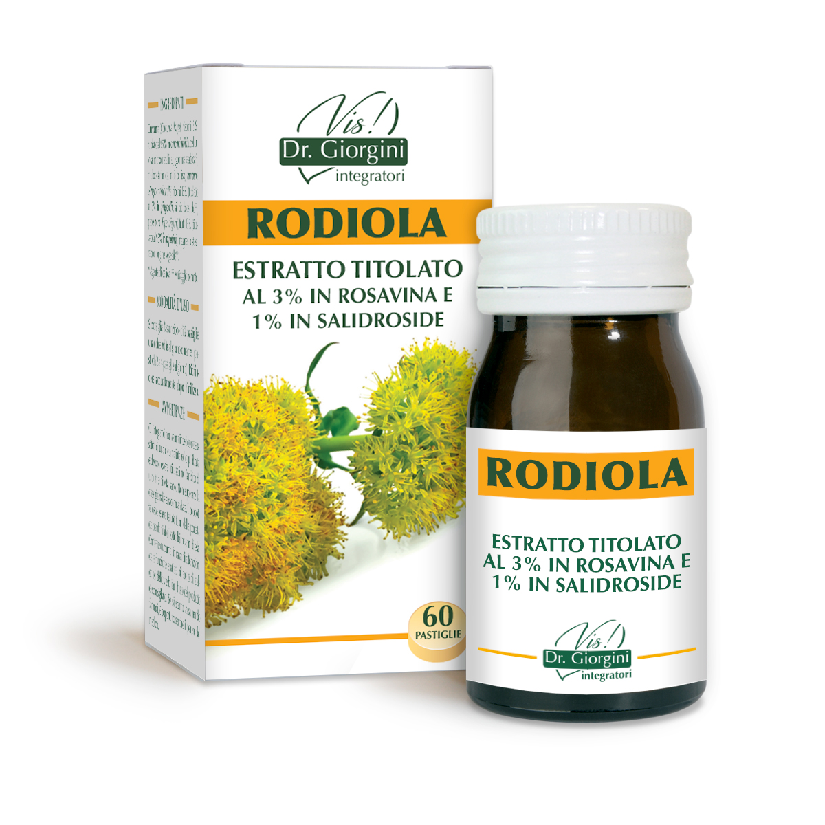 RODHIOLE EXTRAIT STANDARDISÉ 60 pastilles main product photo