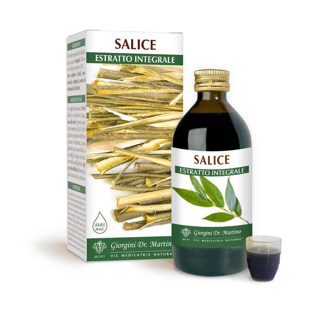 Weiden-Gesamtextrakt Alkoholfreie Flüssigkeit