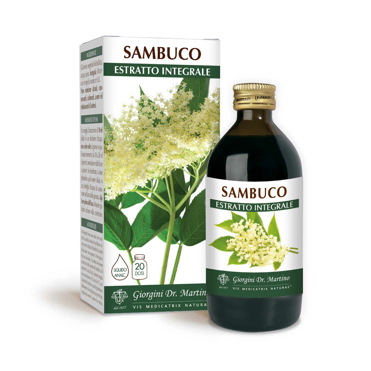SAÚCO FLORES EXTRACTO INTEGRAL 200 ml main product photo