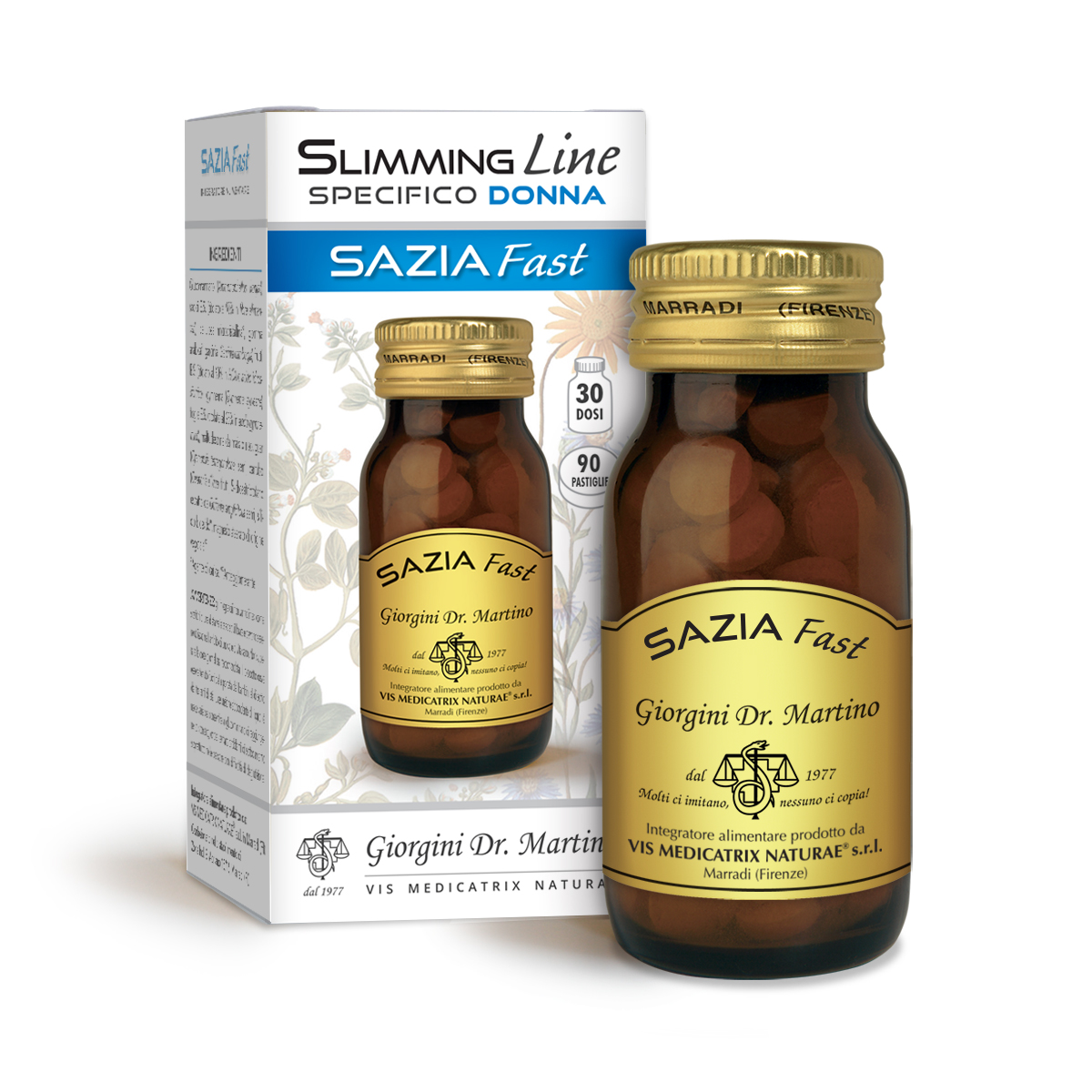 SAZIA FAST para mujeres 45 g - pastillas de 500 mg main product photo