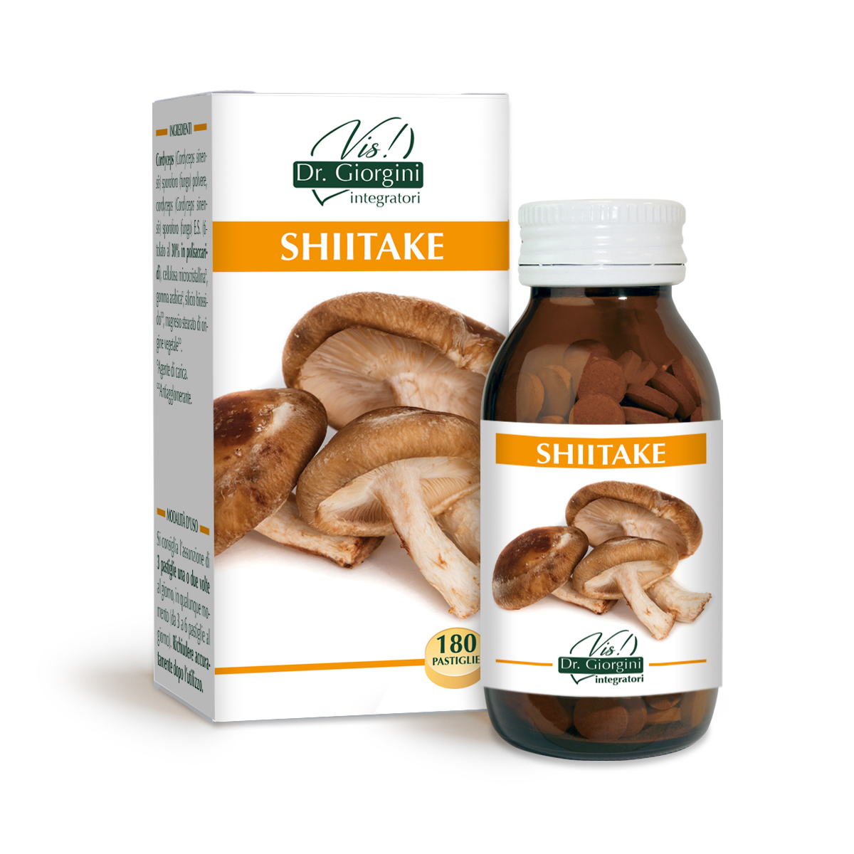 SHIITAKE 90 g - 180 tabletas de 500 mg main product photo