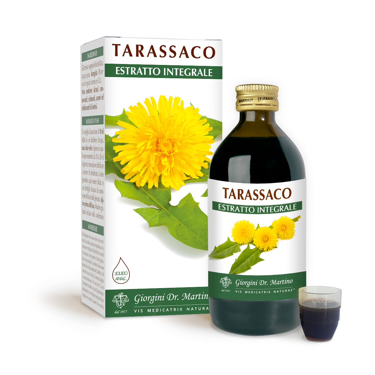 PISSENLIT Extrait intégral Liquide sans alcool