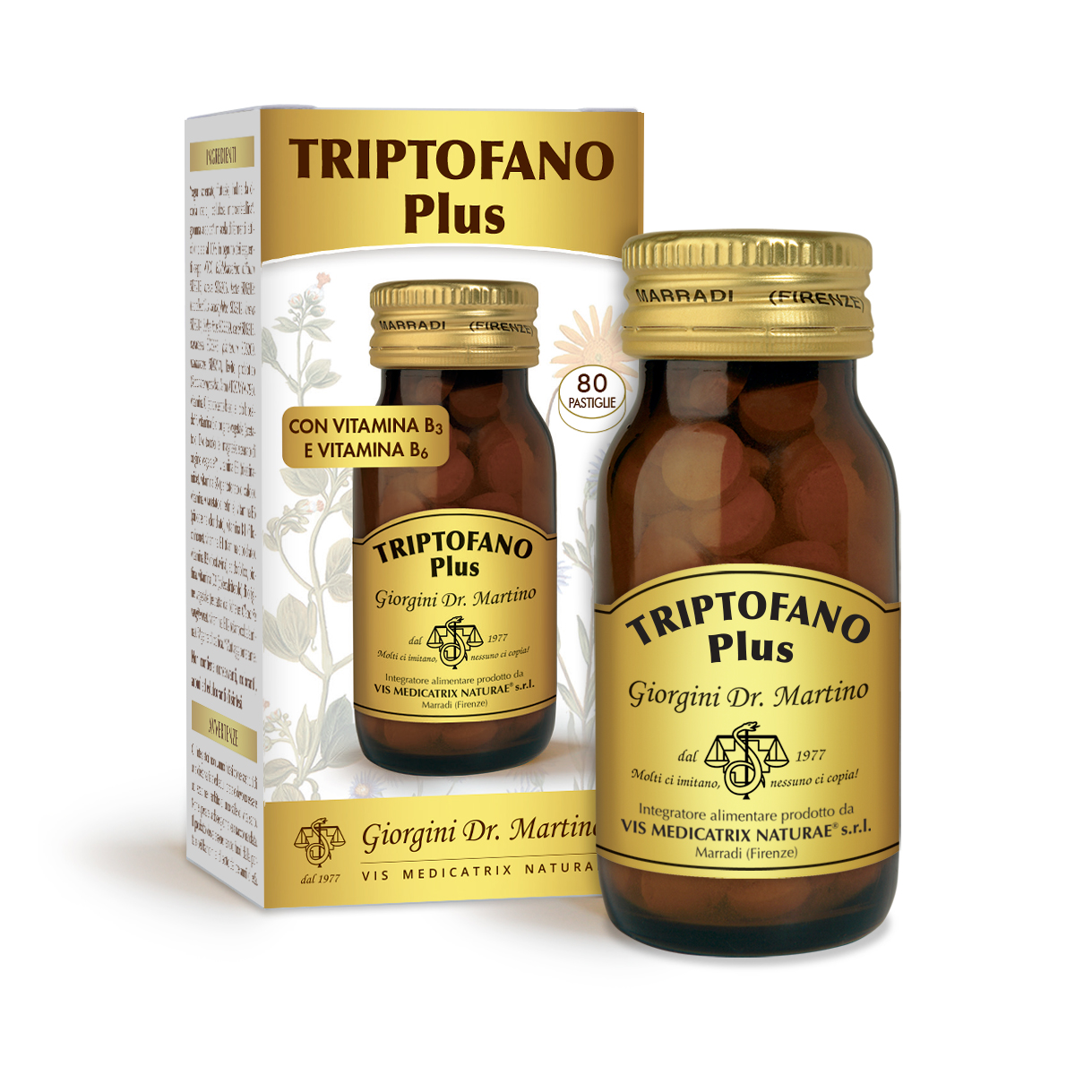 Triptófano Plus 40 g - tabletas de 500 mg main product photo