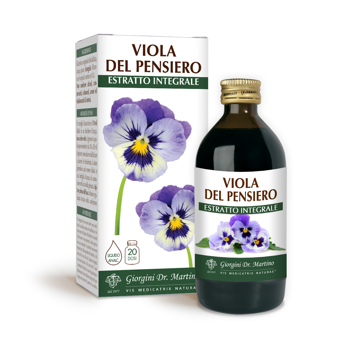 PANSY WHOLE EXTRACT 200 ml main product photo