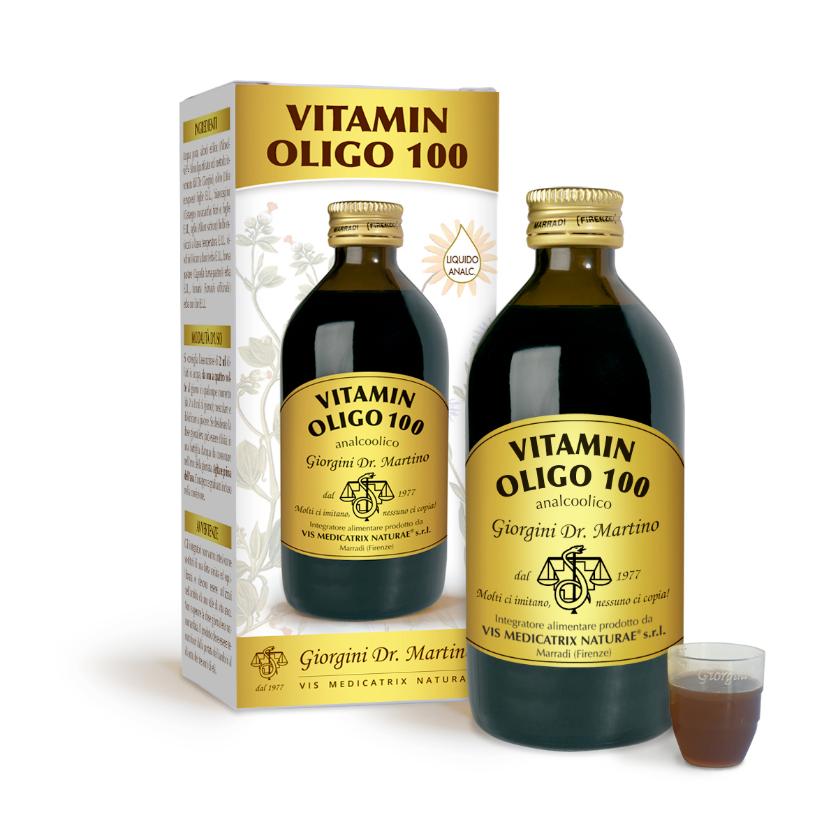 Vitamin Oligo 100 Liquide sans alcool