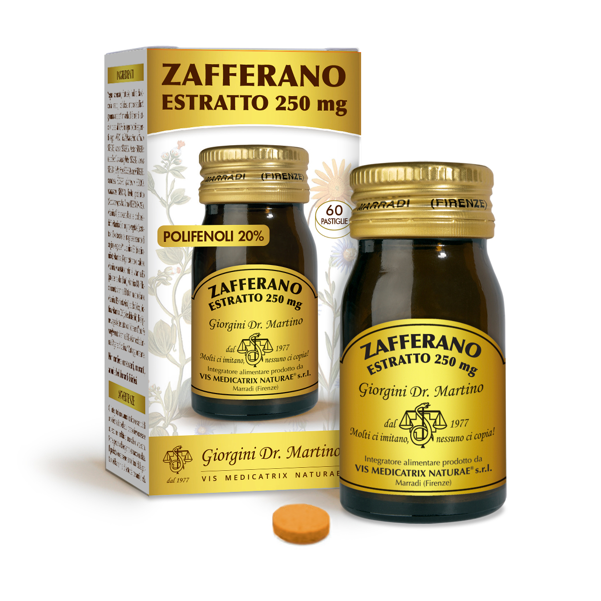 EXTRAIT DE SAFRAN 250 mg Pastilles