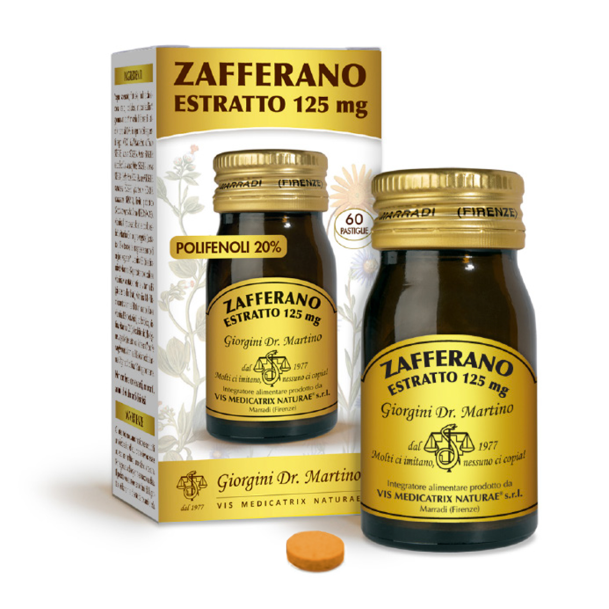 EXTRAIT DE SAFRAN 125 mg Pastilles