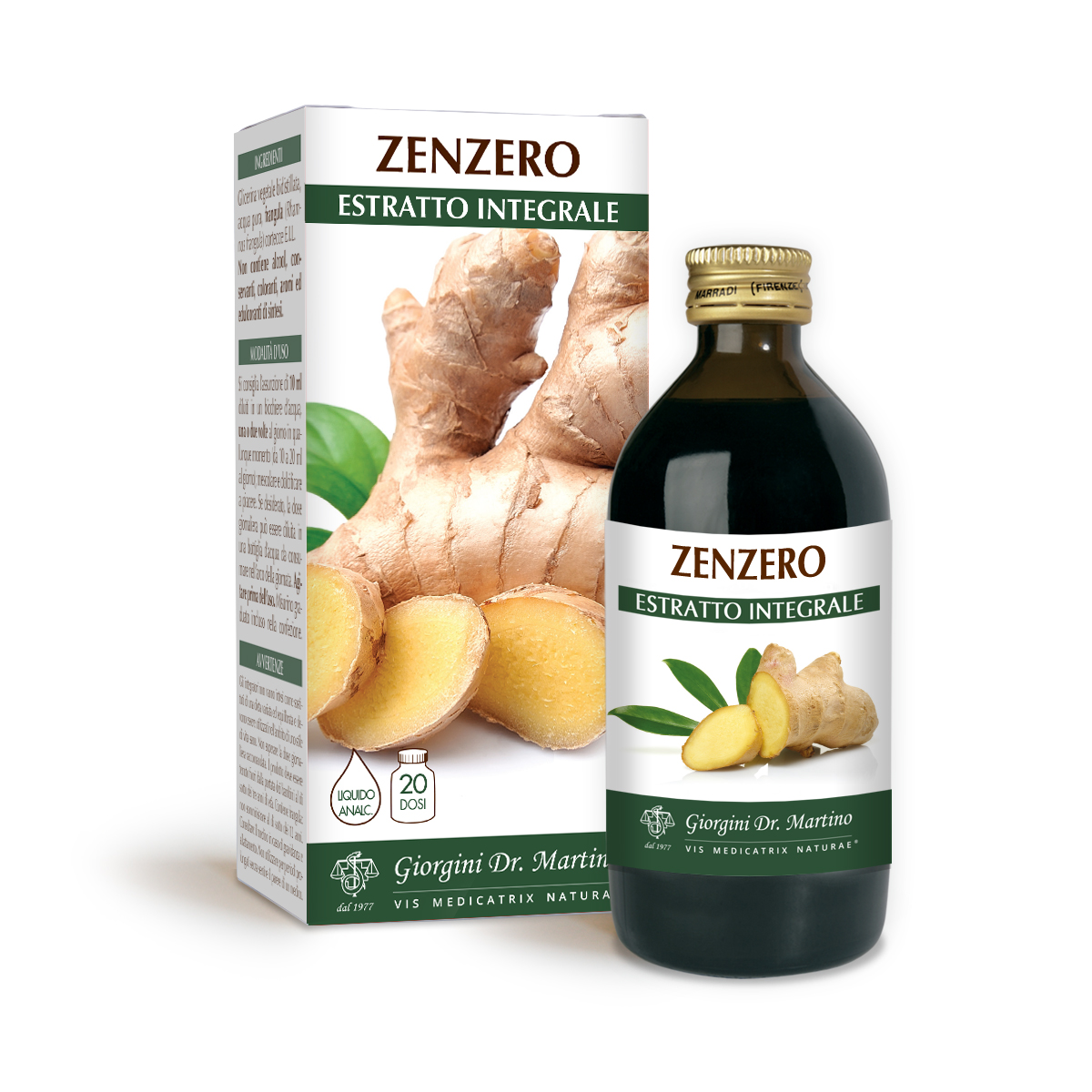 GINGER WHOLE EXTRACT 200 ml main product photo
