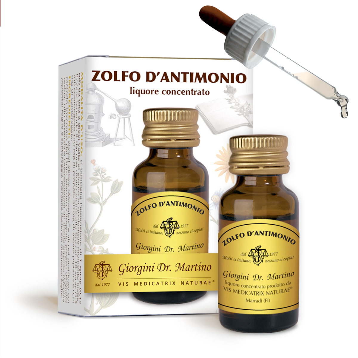 SOUFRE DE L’ANTIMOINE Liquide alcoolisé